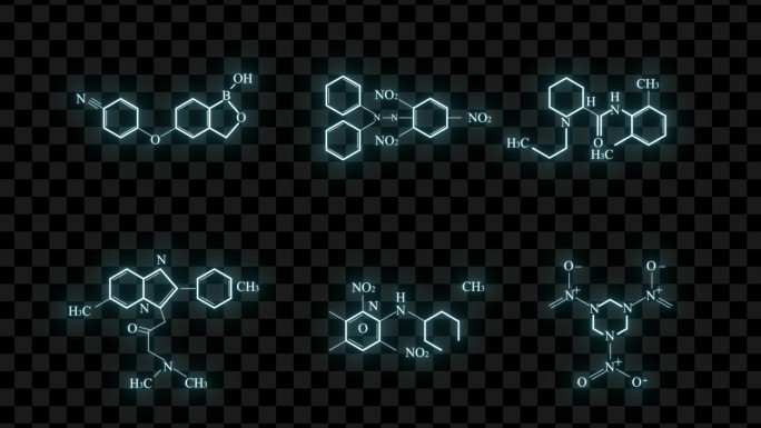 24款化学符号生长动画