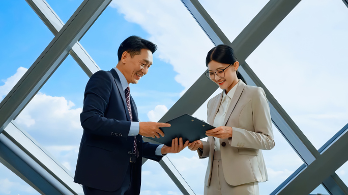 商务合作握手达成合作信任商务交流企业宣传