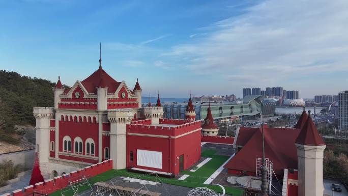 梦幻城堡城市风光