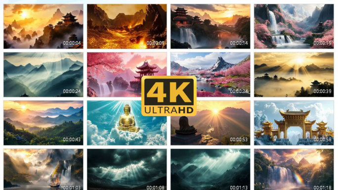 4K西游记经典场景舞台LED背景2