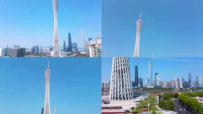 广州春天 春天广州塔 广州塔广场