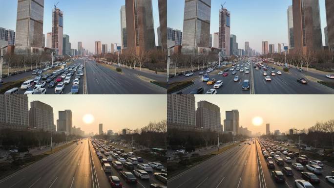 【济南】经十路车流延时