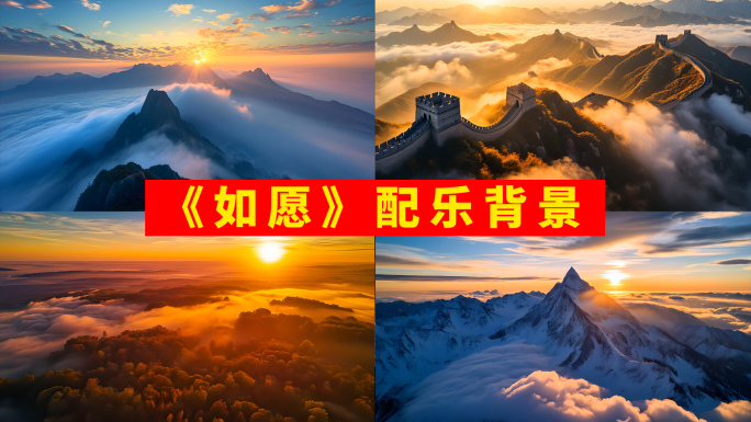 4k《如愿》配乐背景