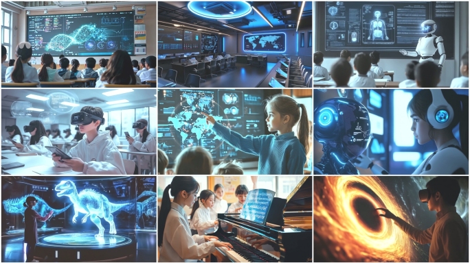 智慧教育智能校园数字课堂科技创新教育探索