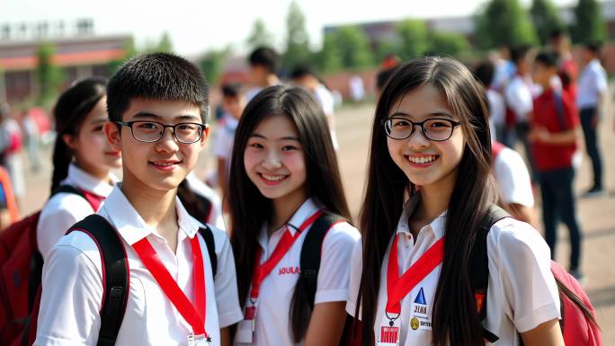 校园生活学习场景 阳光下的学生时代