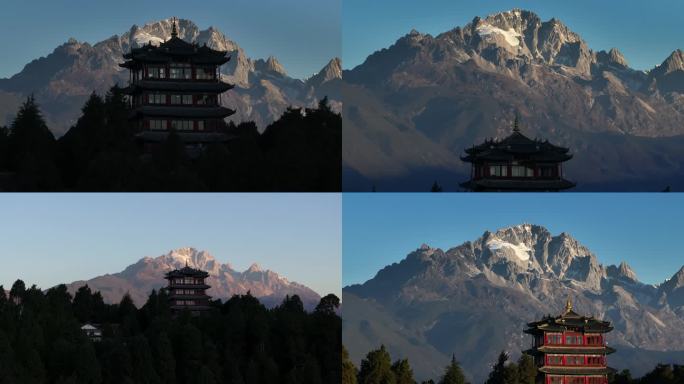 丽江玉龙雪山万古楼旱地拔葱