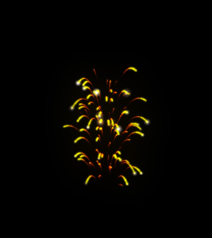 9款长条烟花-AE模版带透明通道