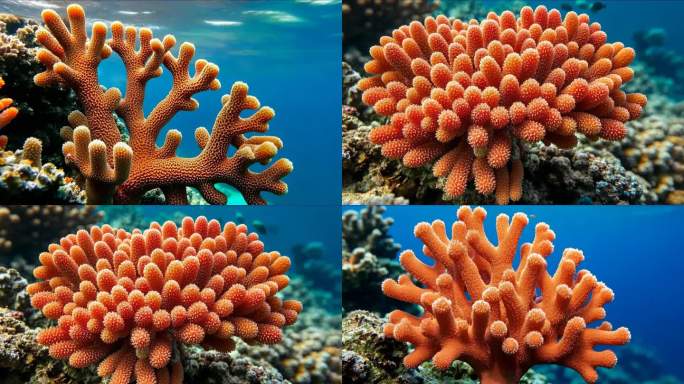 五彩斑斓的珊瑚礁