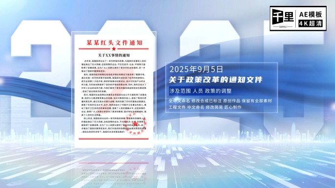 企业红头文件证书包装