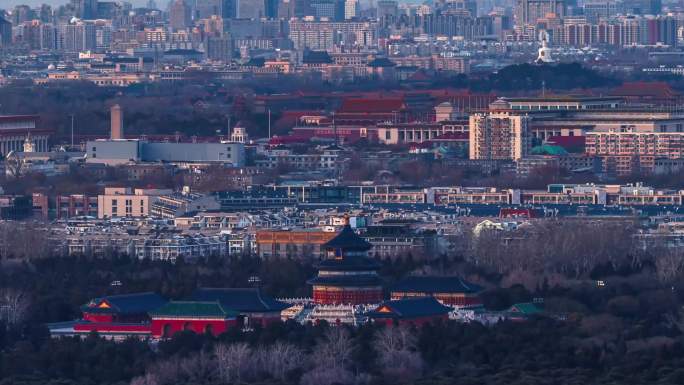 北京城市景观延时摄影