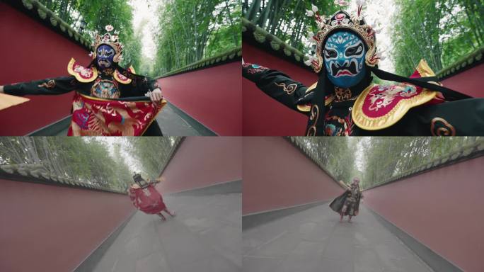 杜甫草堂 川剧变脸