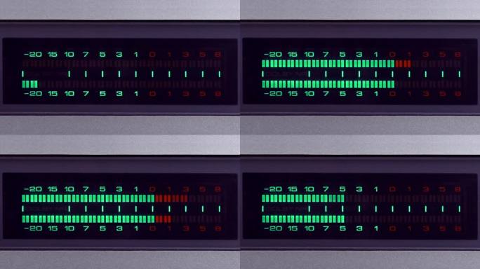音频卡带机峰值VU表带计复古怀旧