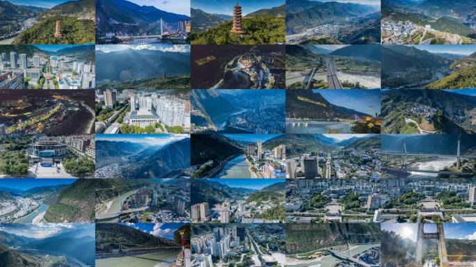 【原创6分钟】怒江州泸水延时摄影，泸水市