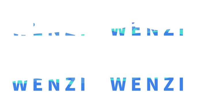 波浪水纹MG文字logo