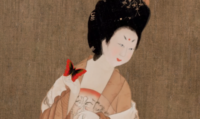 古画动画《簪花仕女图》8K宽屏