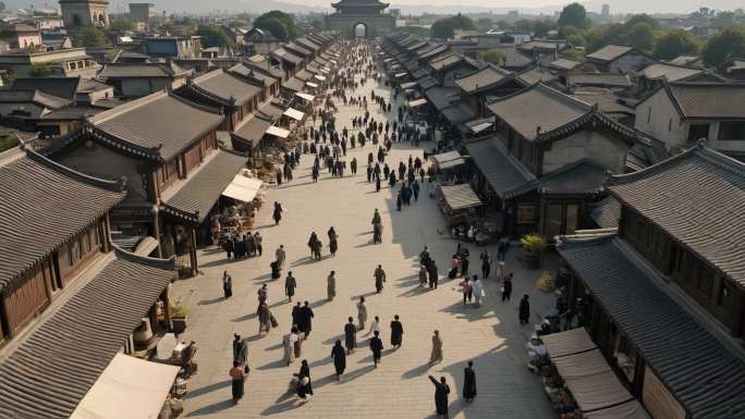古代集市 古代商业 古代经商 古代街道