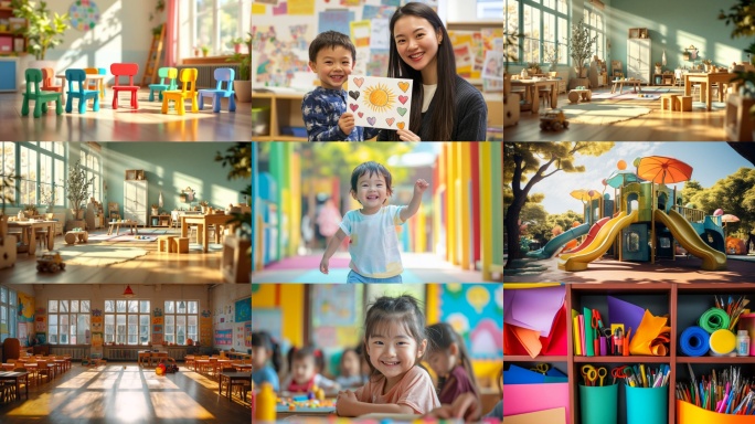 幼儿园教室 游乐园 孩子玩耍