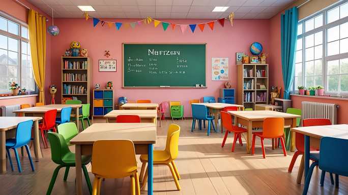 幼儿园教室 游乐园 孩子玩耍