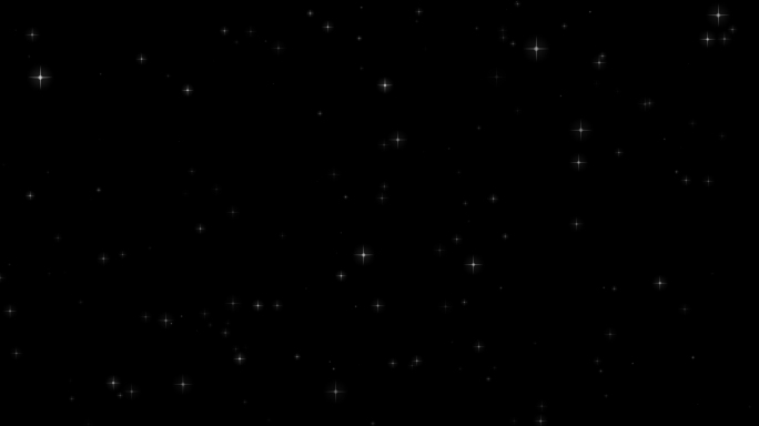 8K星空闪烁粒子视频背景