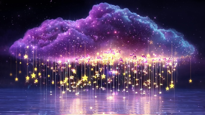 梦幻云朵星星