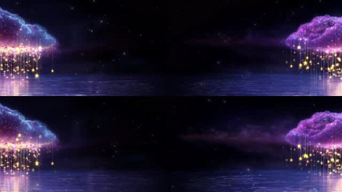 梦幻云朵星星