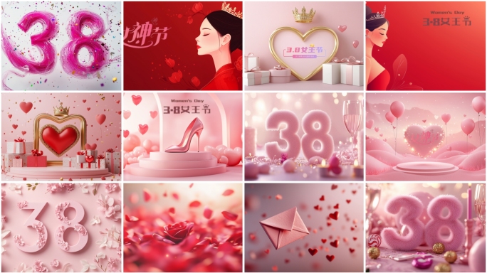 三八妇女节 三八女神节 三八女王节