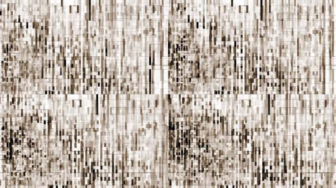 像素化数据流 抽象数字矩阵