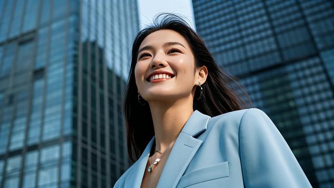 职场女性自信风采