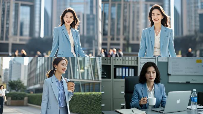 职场女性自信风采
