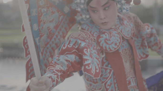 秦腔戏曲武生
