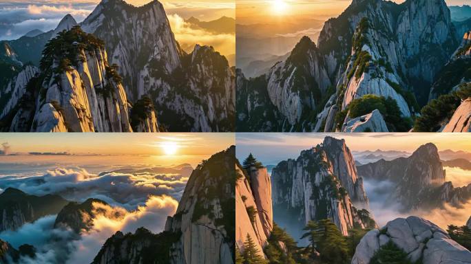 太华山 西岳 华山日出云海景观