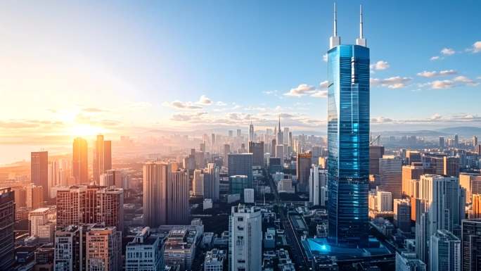 深圳地标城市地标建筑群科技城市城市宣传片