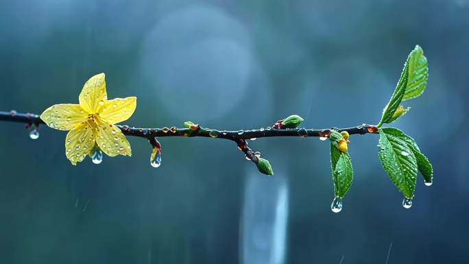 谷雨 雨水 春天雨