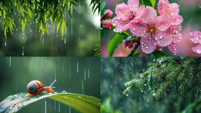 谷雨 雨水 春天雨