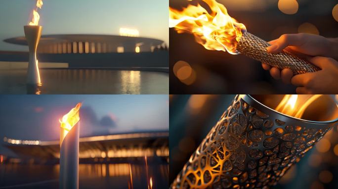 奥运圣火 开幕式闭幕式奥运会徽奥运吉祥物