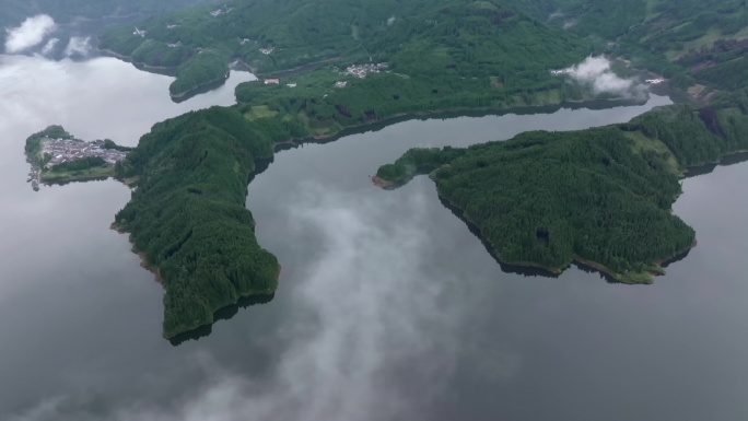 四川眉山雅女湖航拍合集