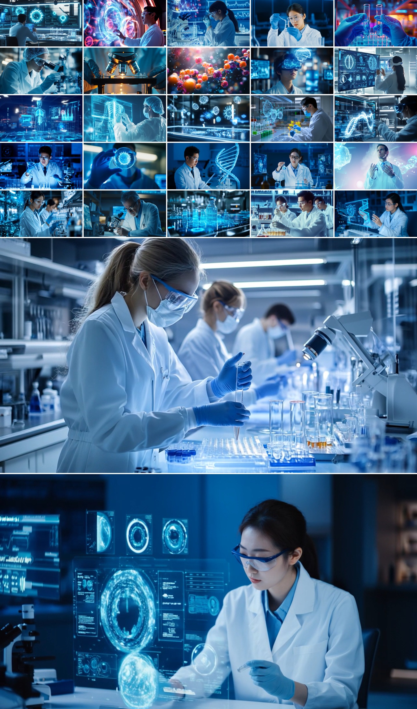 【4K画质】生物研究医学实验室科研合集