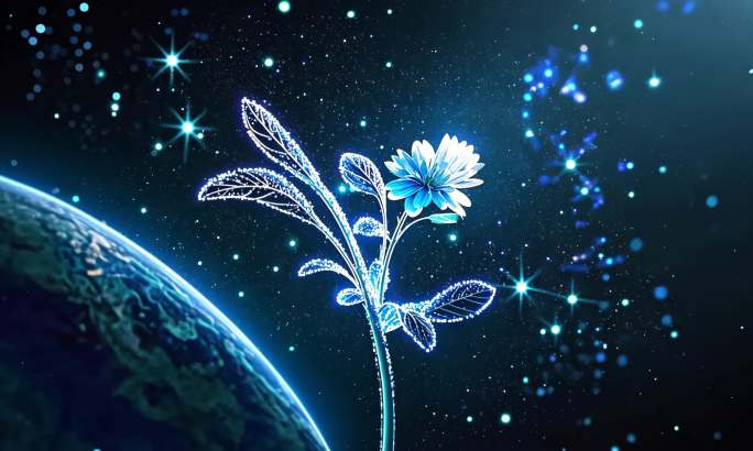 科技 花朵