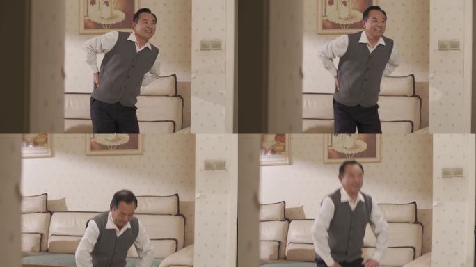 腰好 腿好 身体好 扭扭腰 下蹲 活动