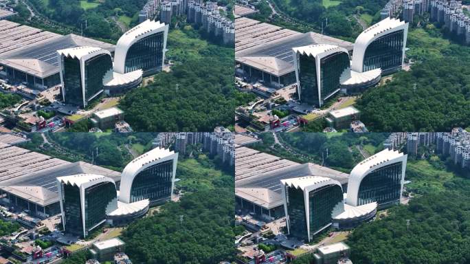 广西壮族自治区南宁市国际会展中心航拍