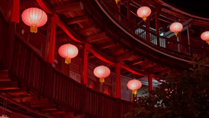 福建漳州土楼四菜一汤