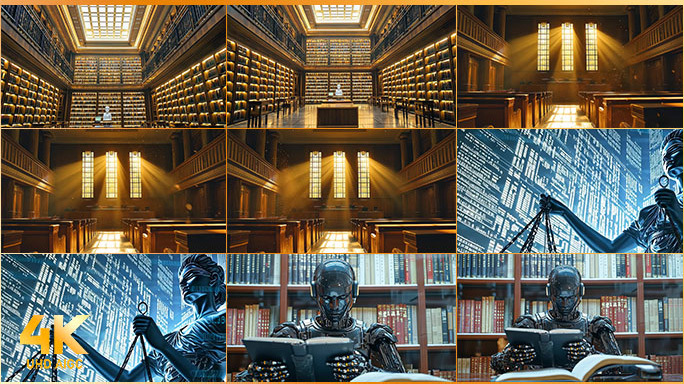 智慧法庭科技融合 正义天平下的数字世界