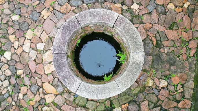 徽派古建筑村落风光