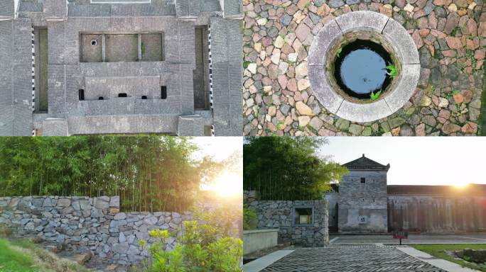 徽派古建筑村落风光