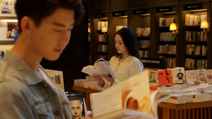 大型图书馆文艺青年书店生活书店阅读时光