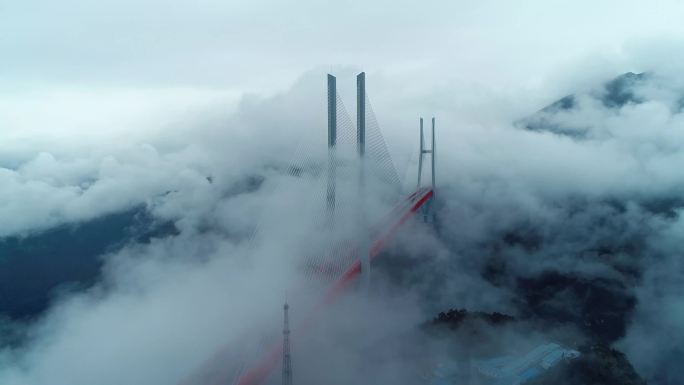 北盘江大桥航拍贵州桥梁建筑