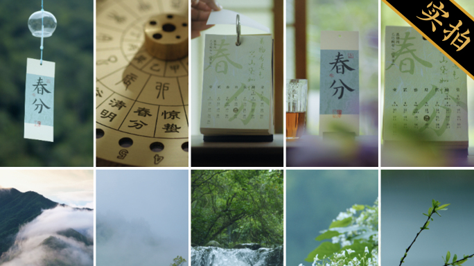 【春分竖版】春分时节的东方意境 唯美风景
