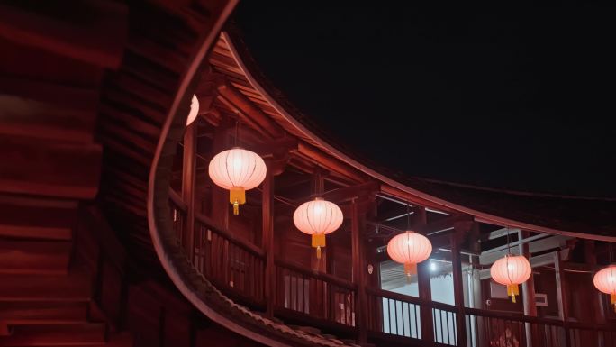 福建漳州土楼四菜一汤