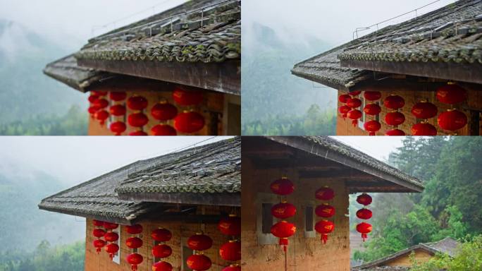 福建漳州土楼四菜一汤