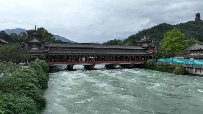 都江堰南桥 岷江